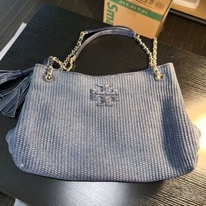 Navy Tory Burch Thea Zip
